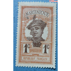 马提尼克.马提尼克女人邮票1908年新无胶(se78534980)_7788收藏__收藏热线