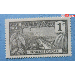 法属瓜德罗普.港口水果邮票1905年新贴(se78631340)_7788收藏__收藏热线