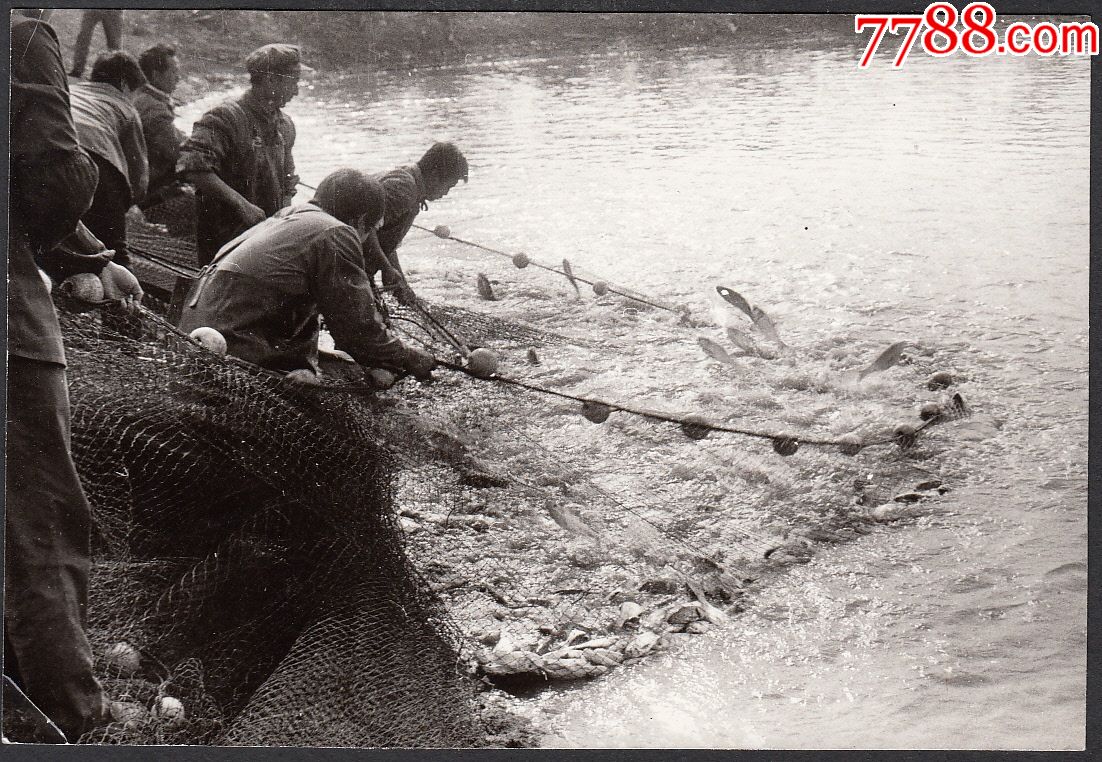 捕捞作业的渔民