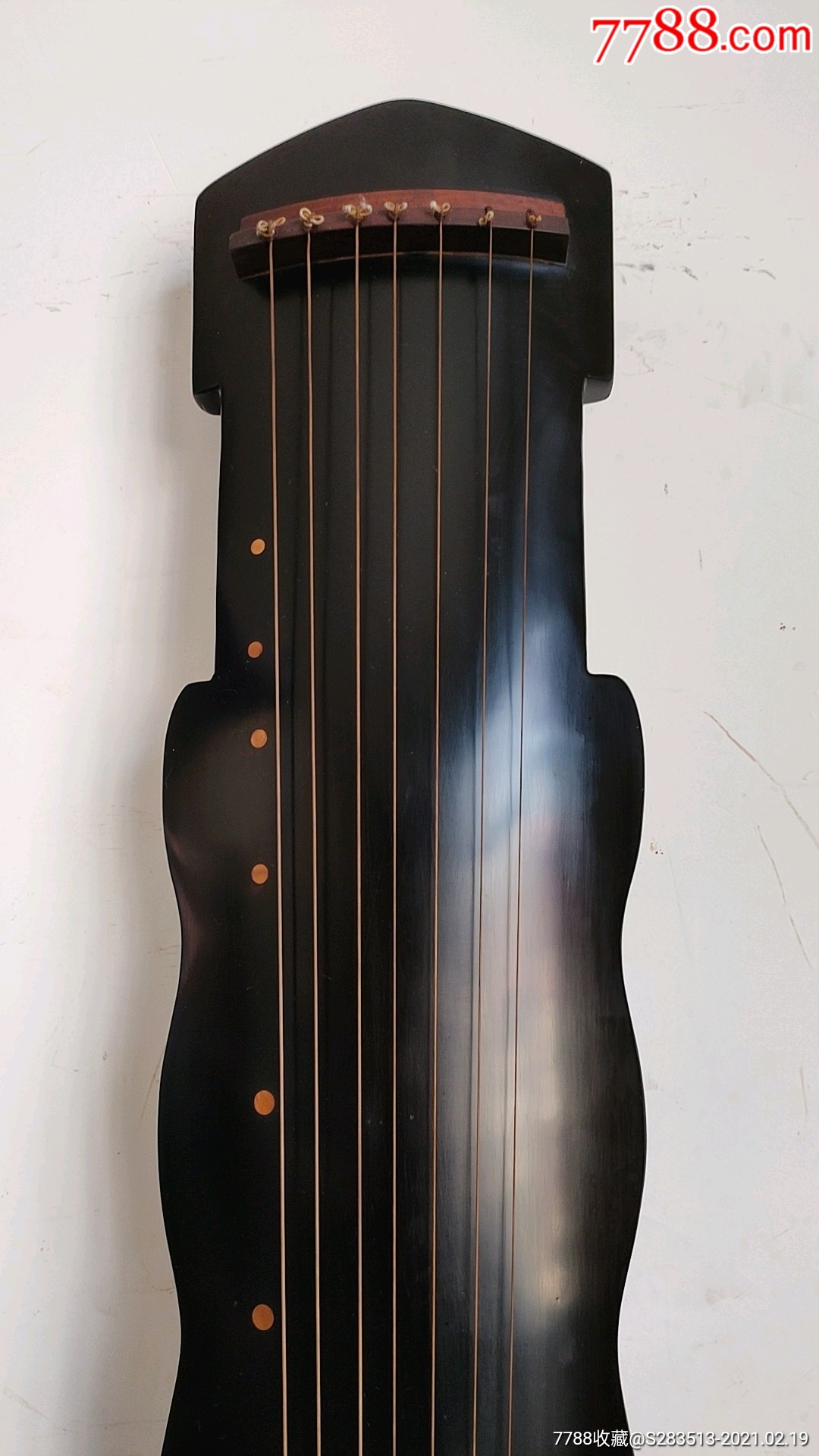 桐木黑大漆古琴