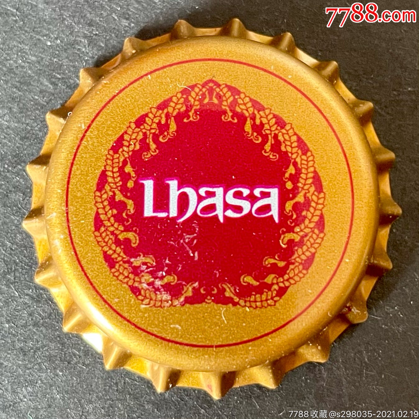 绿兰莎国产精酿啤酒瓶盖皇冠盖收藏