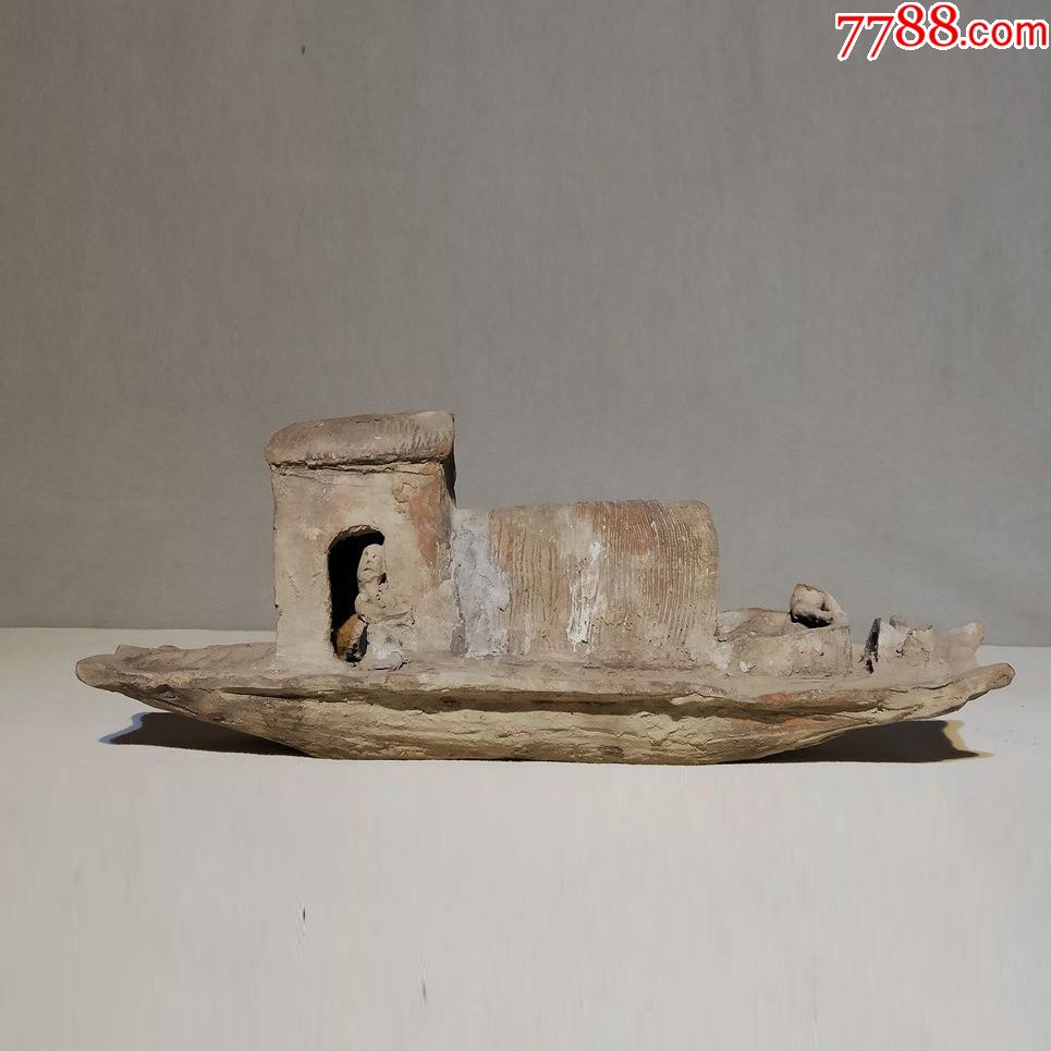 非常少见宋代陶船