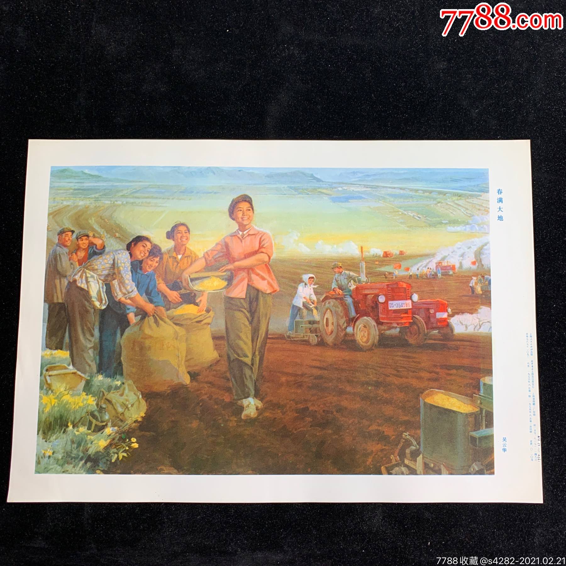 春满大地吴云华知青题材8开