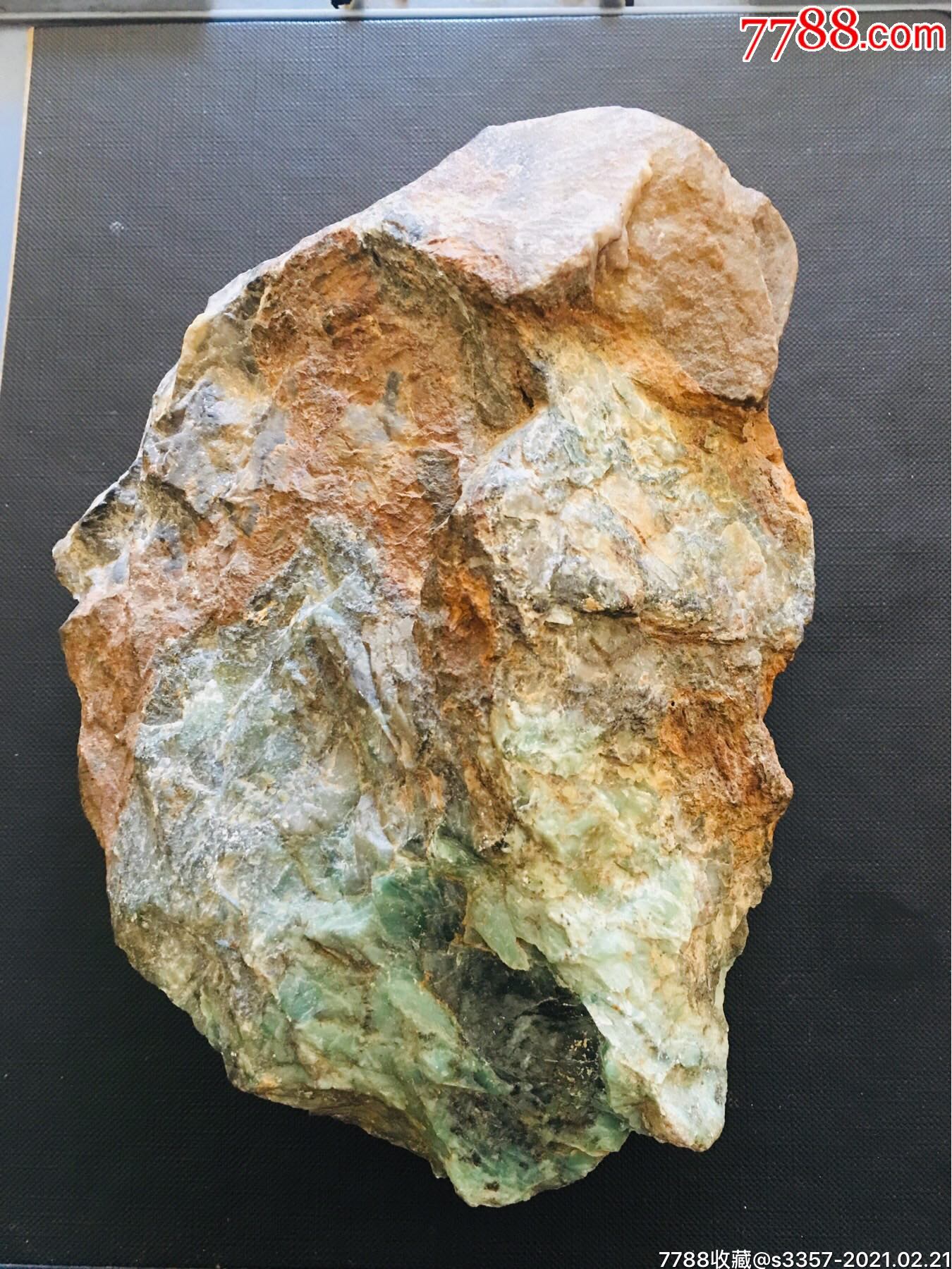 0092雅安绿白水河原石