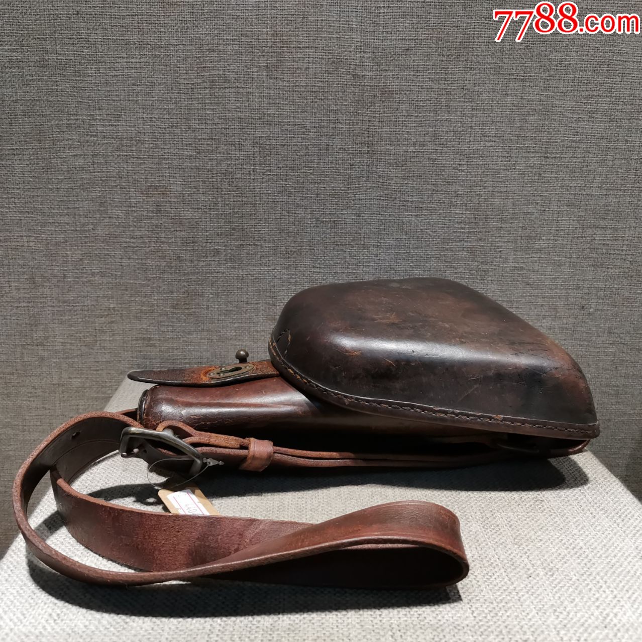 时期日军南部十四式王八盒子原装皮套真品-皮枪套/皮套-7788相机收藏