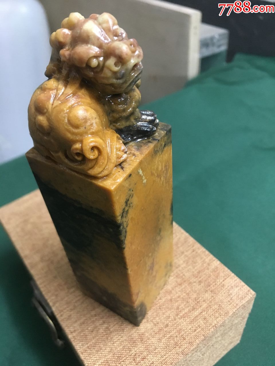 黄金耀青田石6号