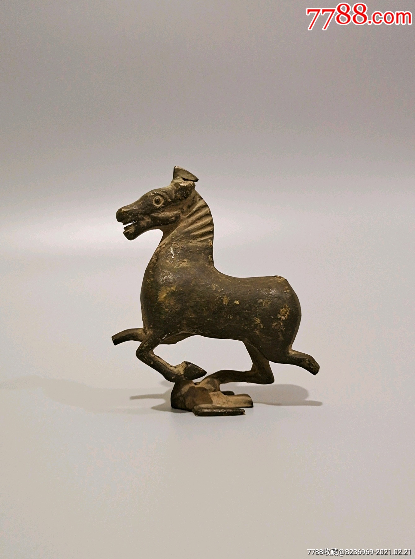 清晚期马踏飞燕文房摆件