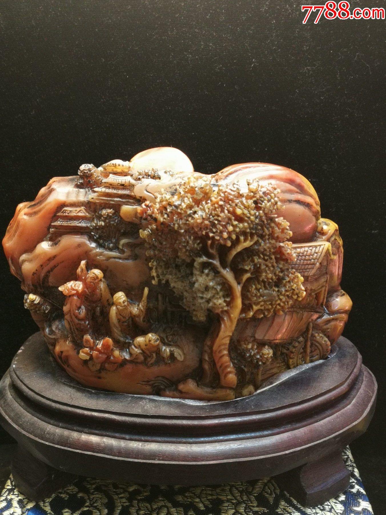 寿山石山子小摆件带老章 a110s18f_价格3800元_第