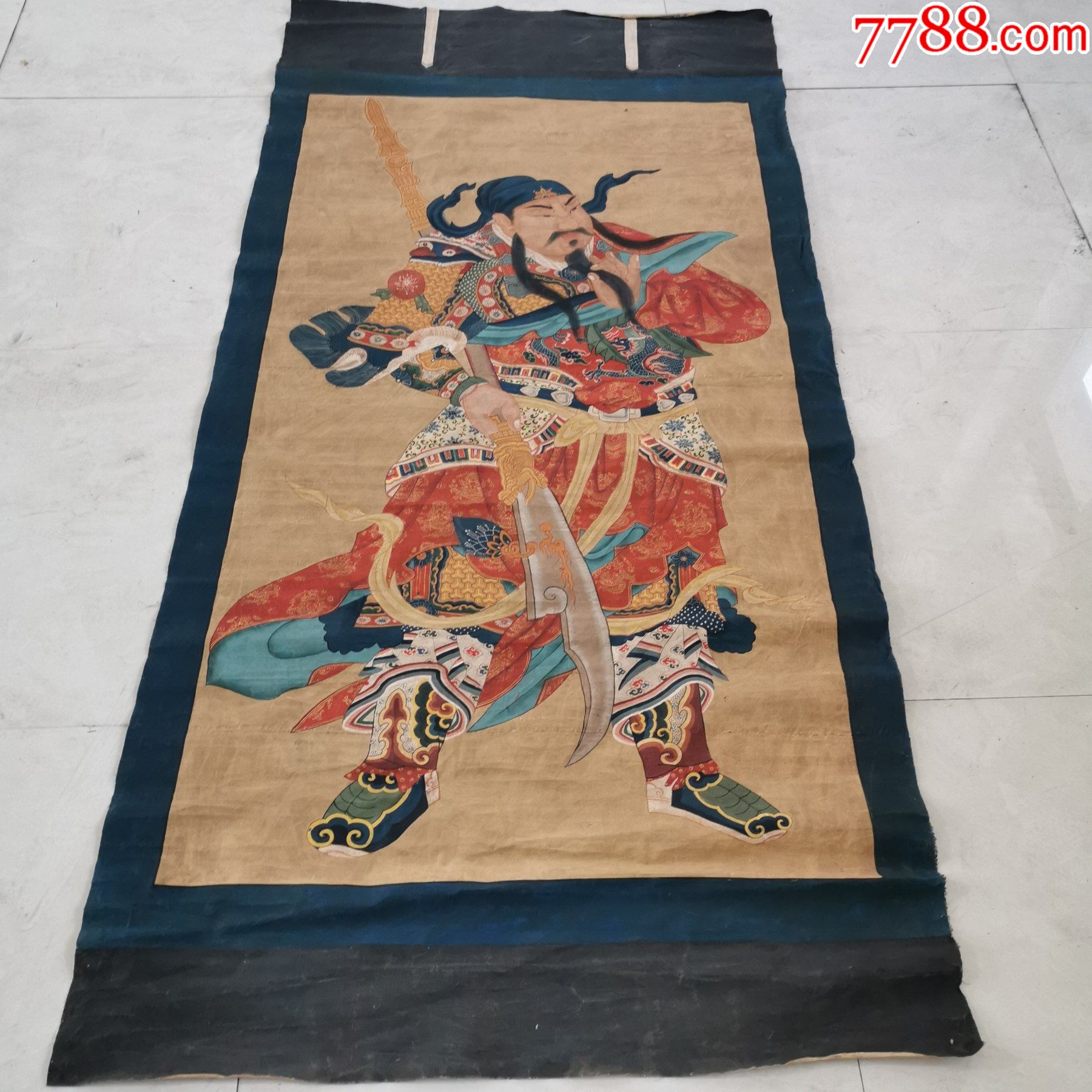 关公画像关二爷水陆画武圣布画