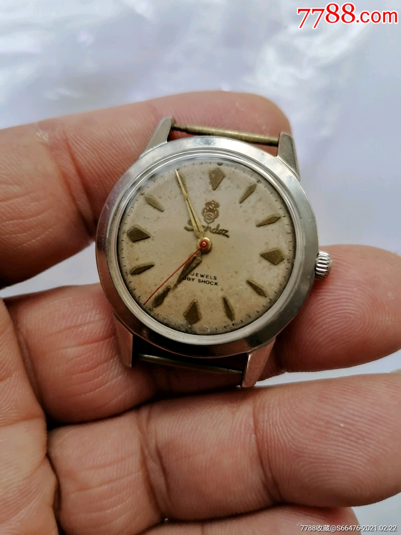 老山度士老古董表了苍蝇刻度走时表镜35左右158包邮了