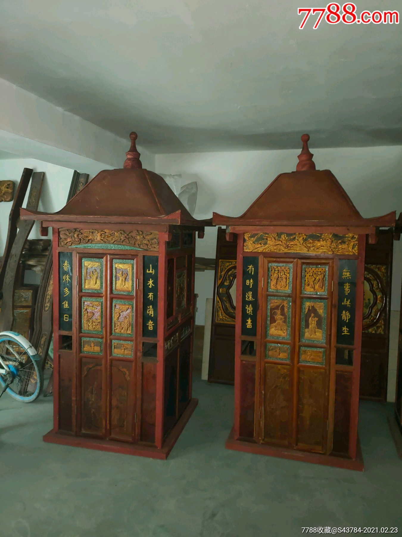 四方花轿八角花轿婚庆轿子批发