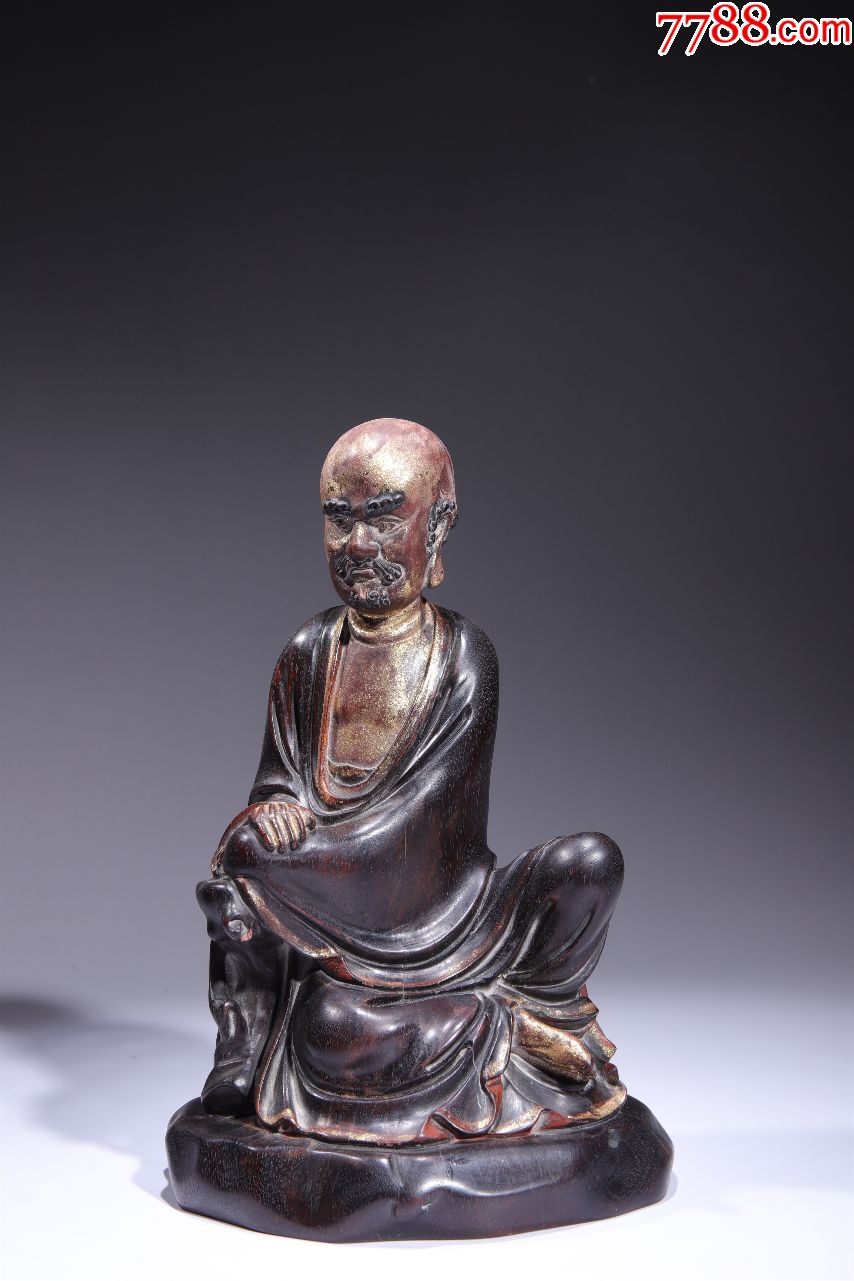 紫檀达摩摆件尺寸1581323cm