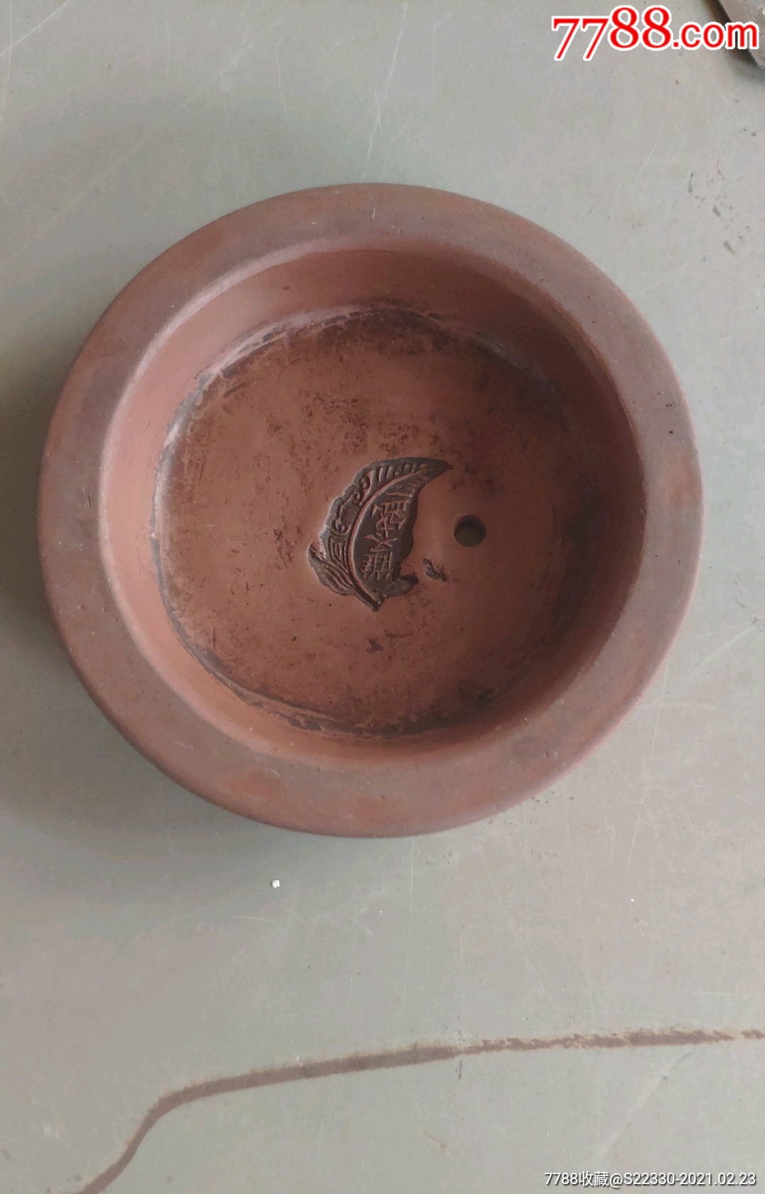双盛老紫砂茶壶盖