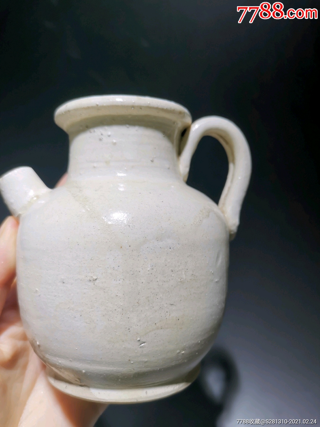 唐代白釉执壶_单色白瓷_春晖堂商行【7788收藏__收藏热线】