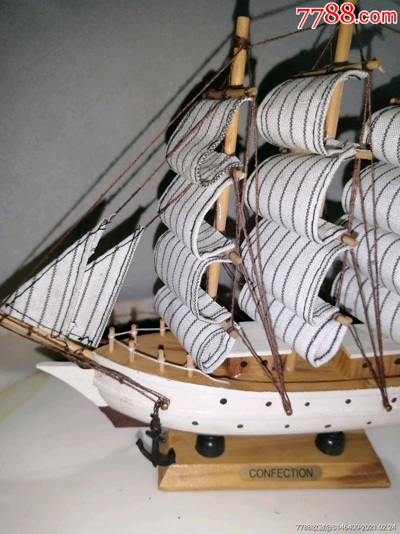 80年代老帆船(手工制作)