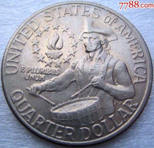 美国25分独立纪念币(1776-1976)