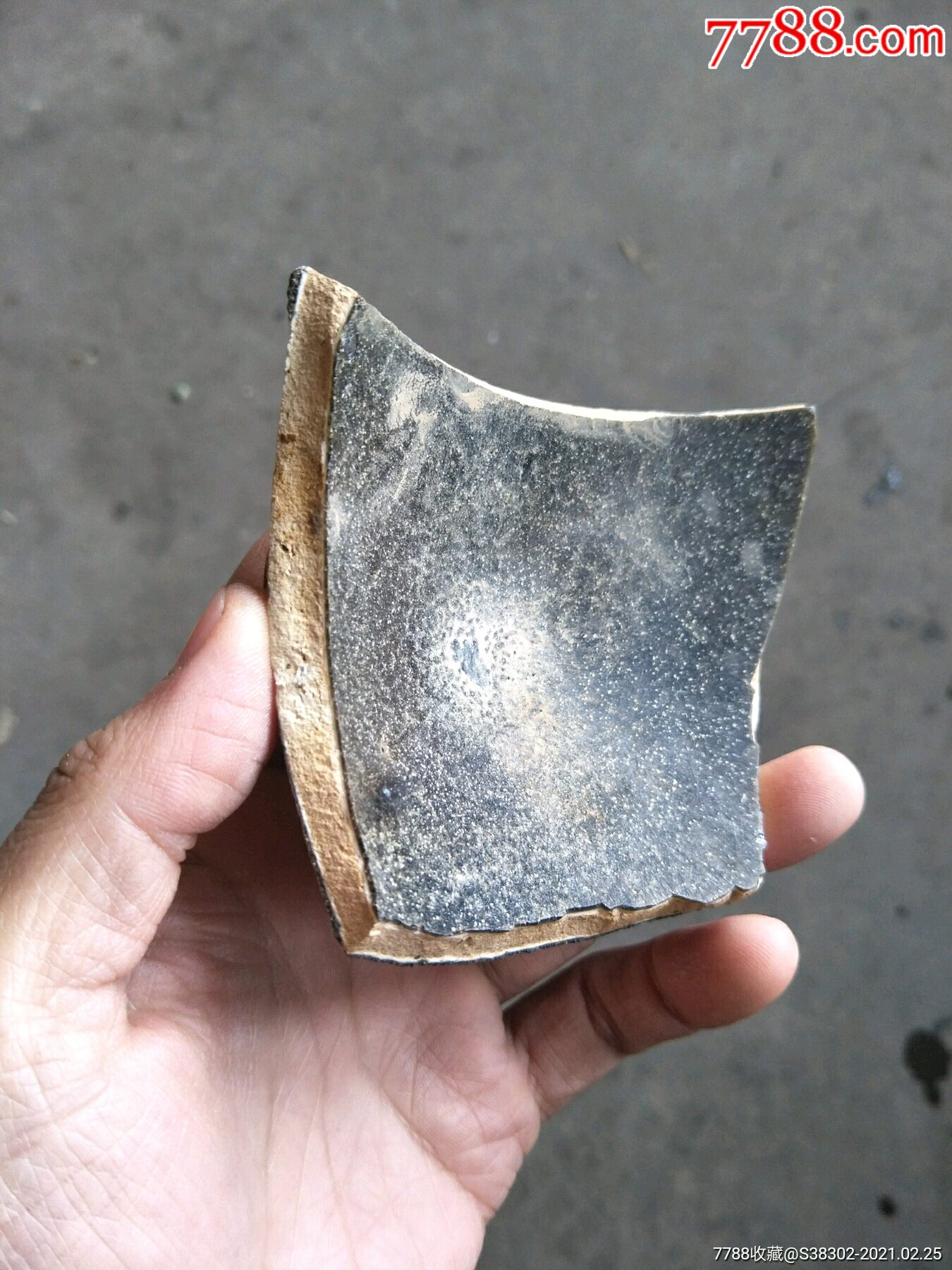 京杭大运河出品元代古瓷片一枚临清运河古玩店万枚瓷片标本馆