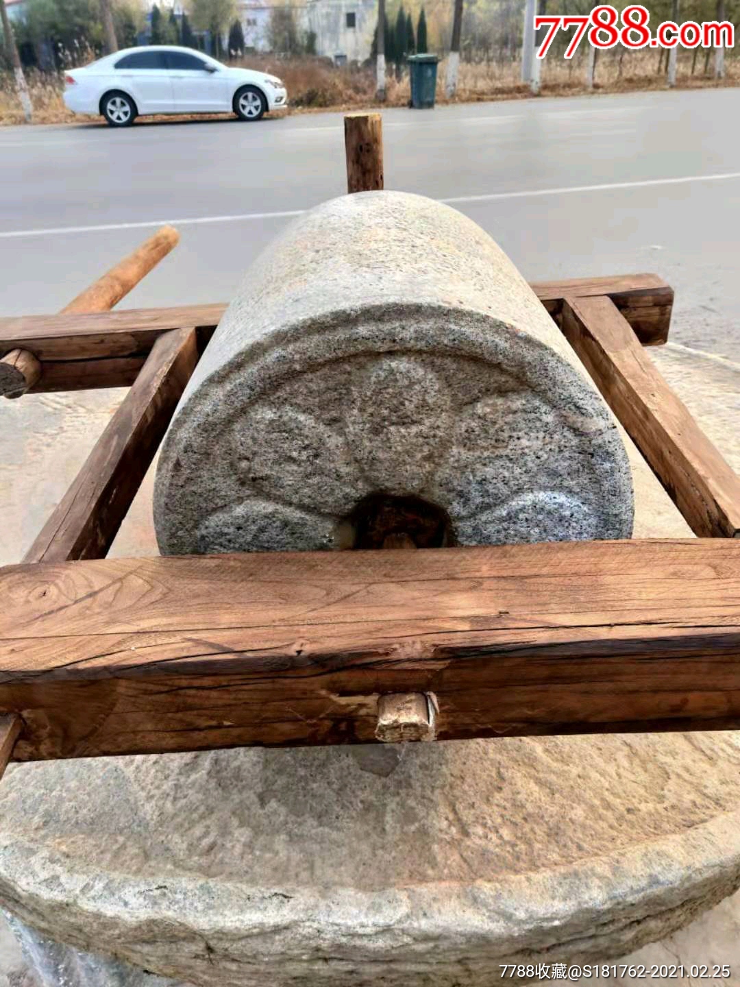 清代老碾盘一套