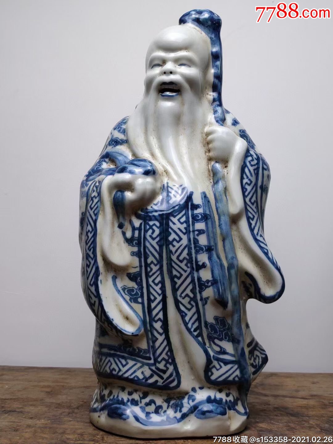 福建会馆青花瓷福禄寿福禄寿是汉族民间信仰的三位神仙