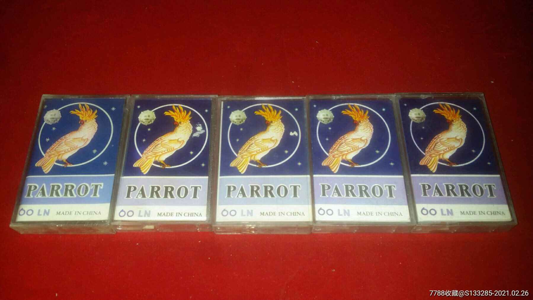 鹦鹉牌空白带5盘