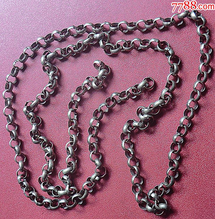 民国老银链子_银锁/银项链_旧书收藏_回收价格_7788书籍