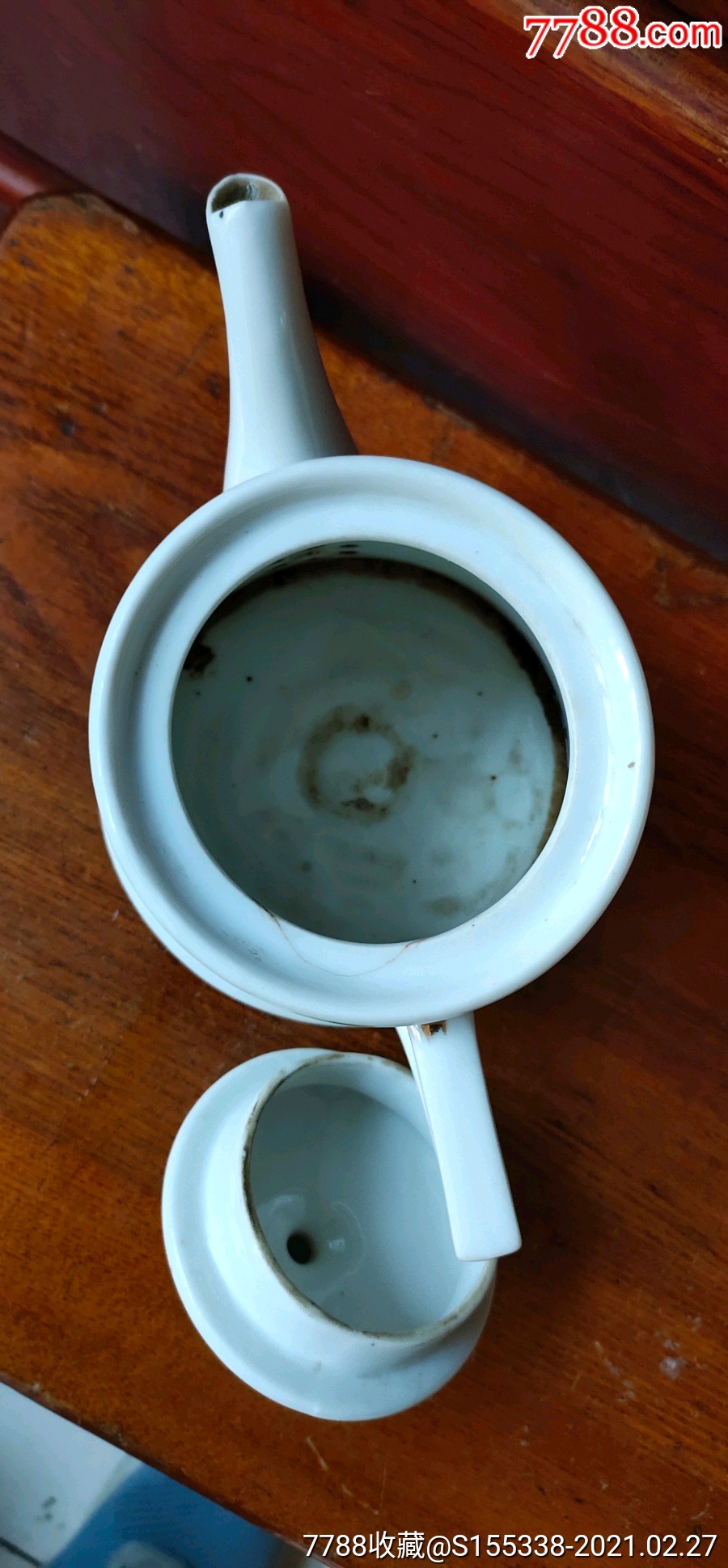 信洋行手绘花卉茶壶(保老保真)_彩绘瓷/彩瓷_赏宝斋古玩店【7788瓷器