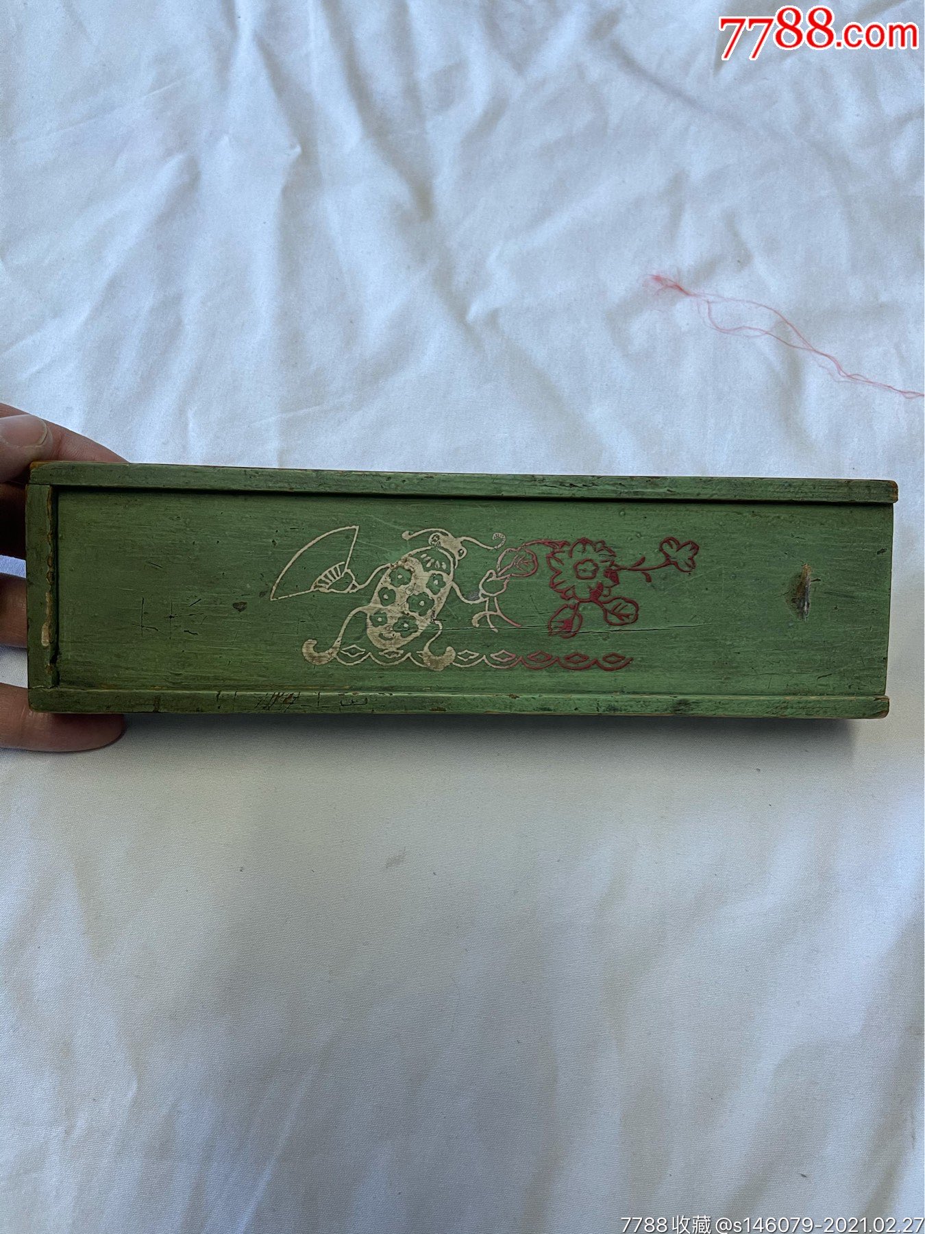 木质文具盒-笔盒/文具盒-7788锡器收藏