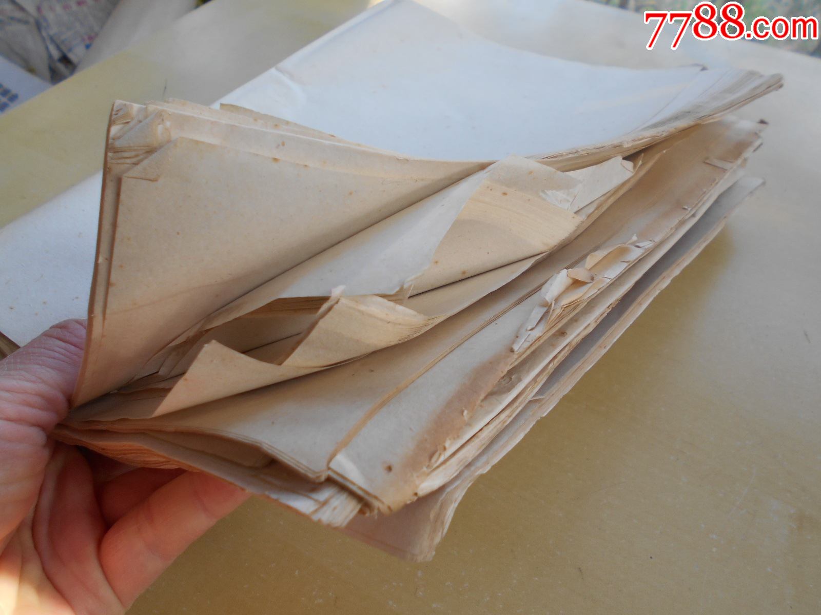 老纸头70年代机器纸184张尺寸355255cm