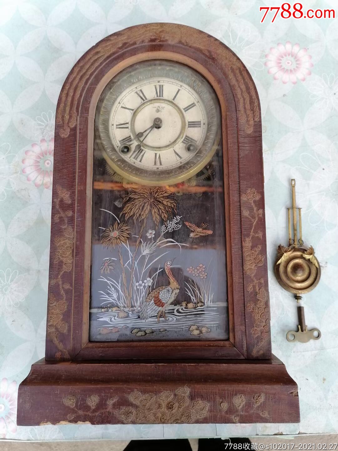 少见马球钟-座钟/落地钟-7788落地钟收藏