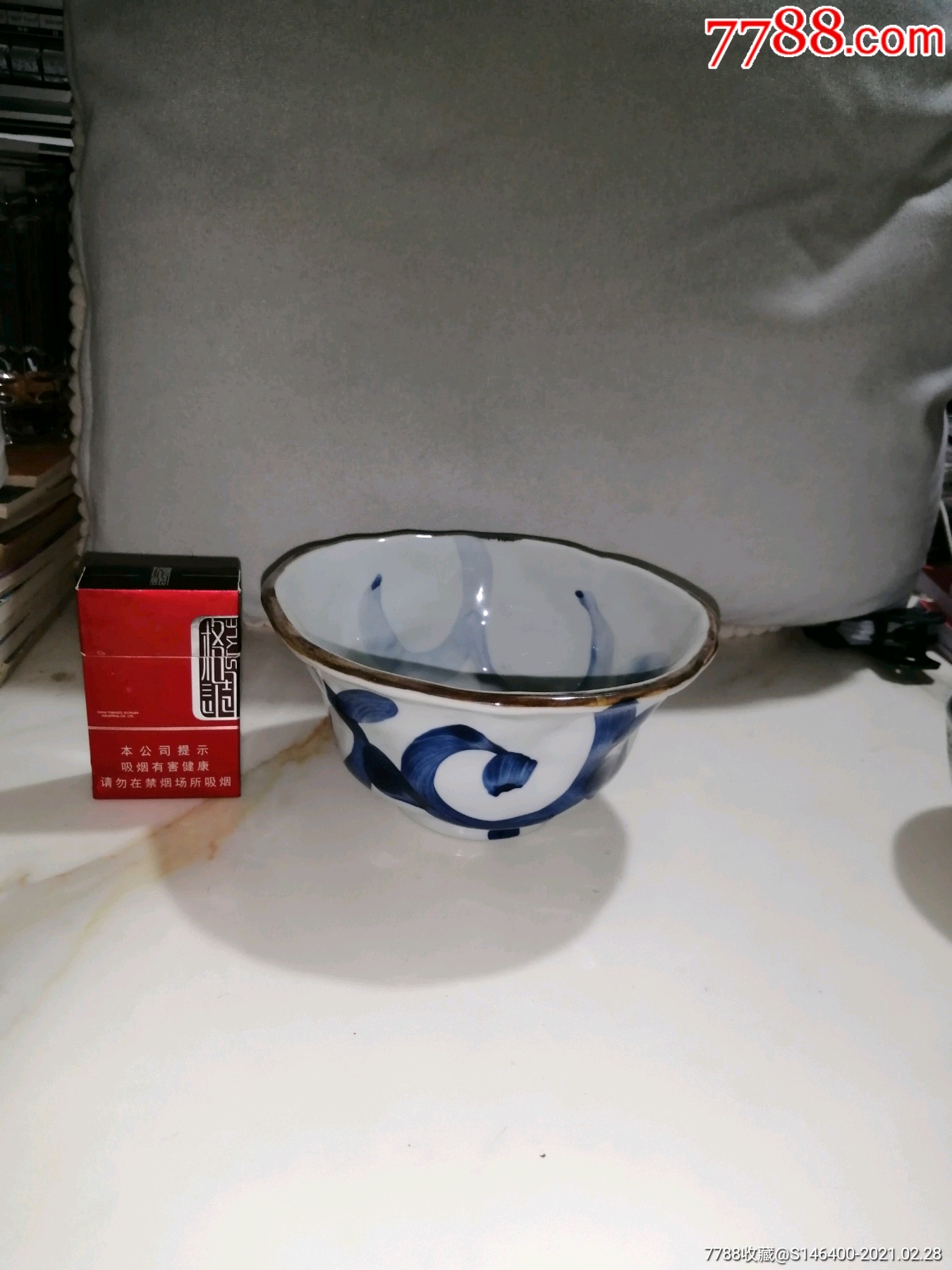 民国多边圆形老碗(少见)