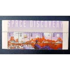 美国1998未来移民火星计划5全连票带版头、色标(se78601603)_7788收藏__收藏热线