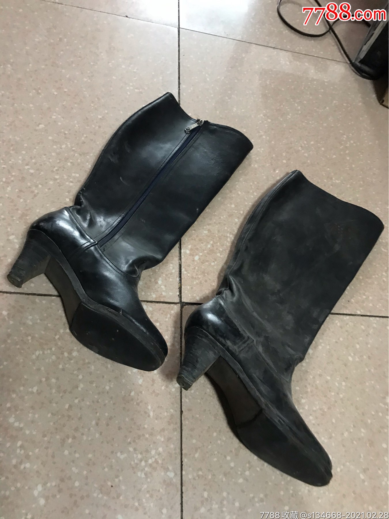 老式女高筒靴处理(不合邮费)