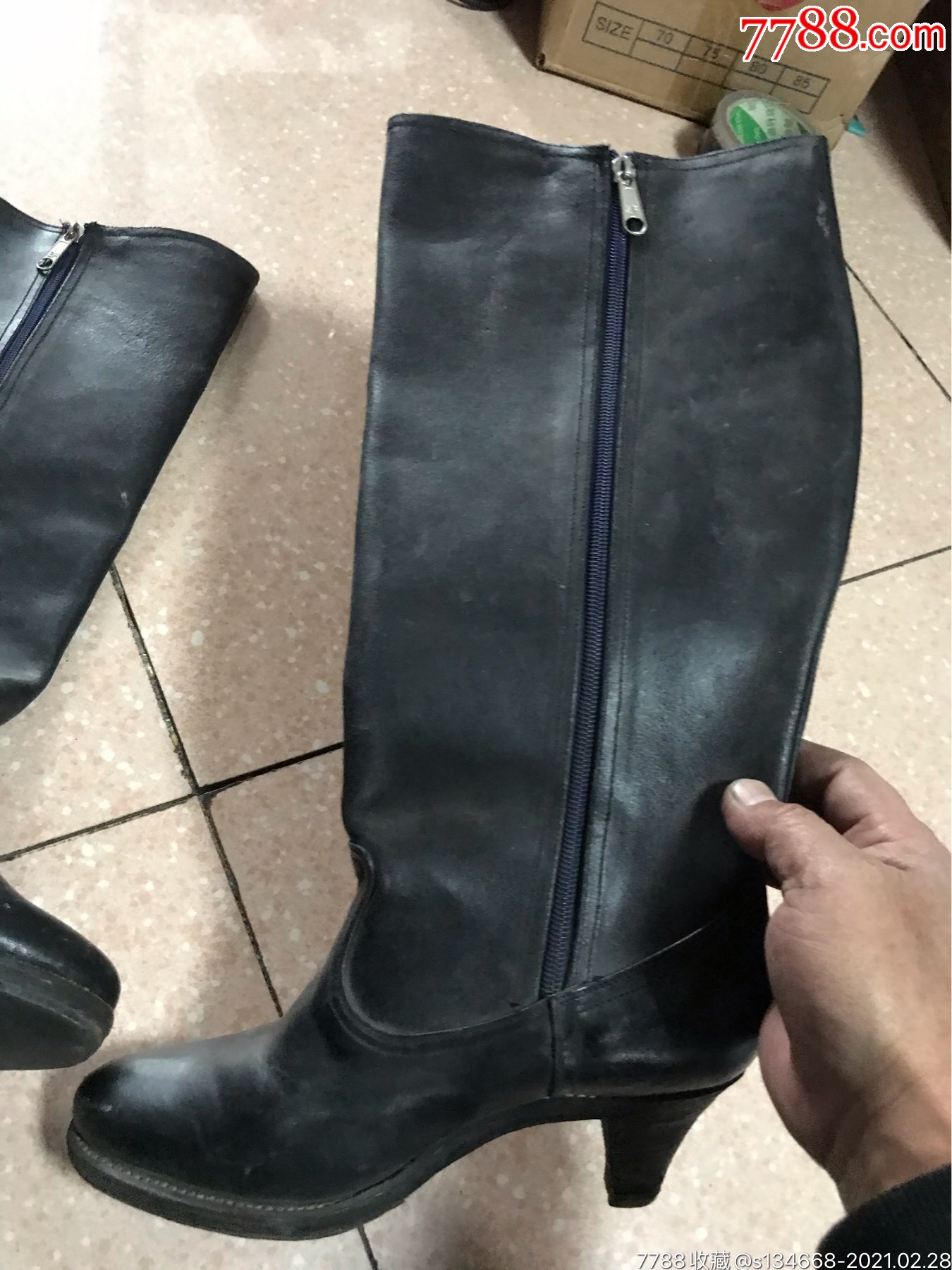 老式女高筒靴处理(不合邮费)