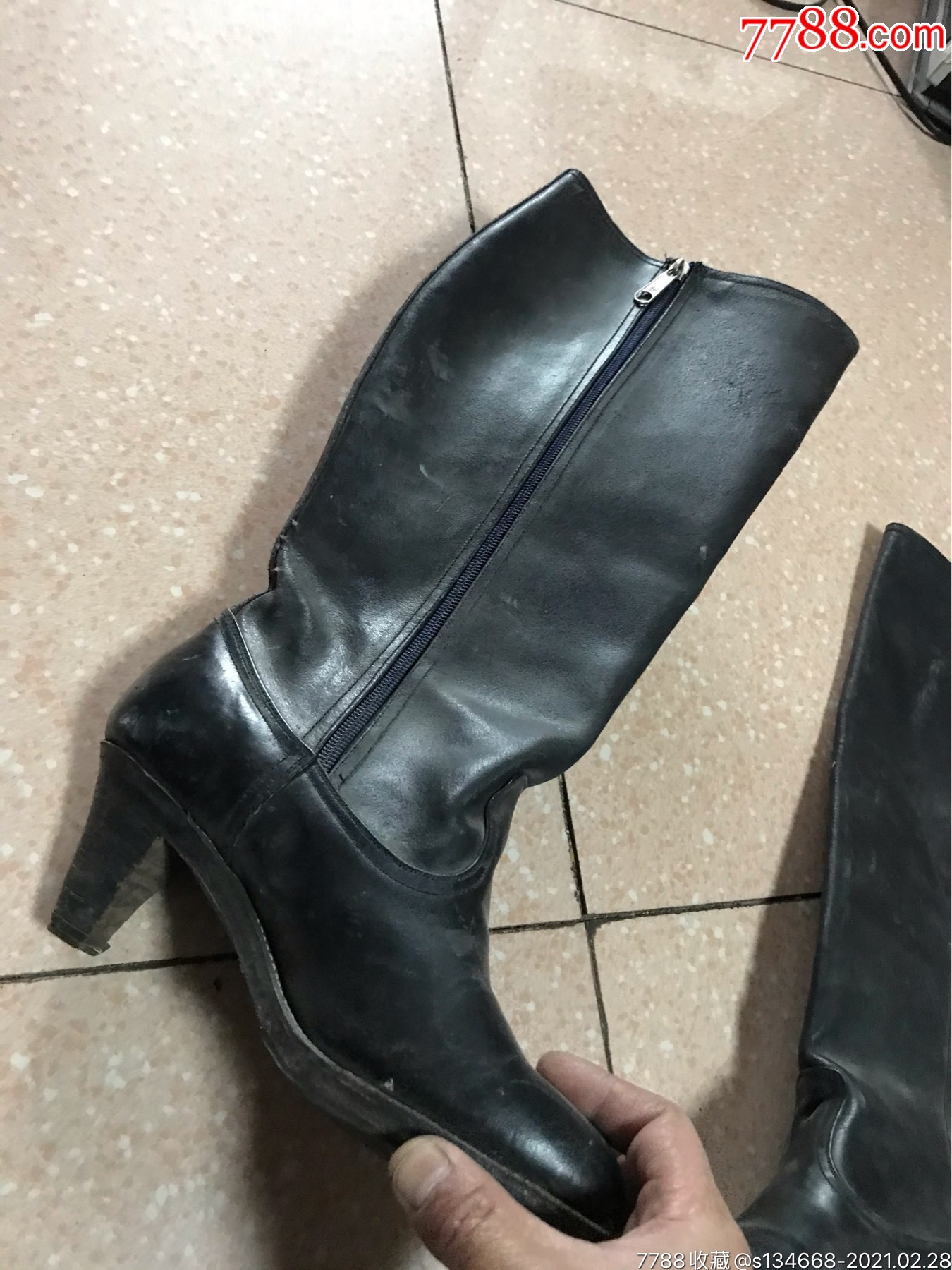 老式女高筒靴处理(不合邮费)