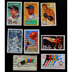 美国邮票-----体育集锦（信销票）(se78624747)_7788收藏__收藏热线