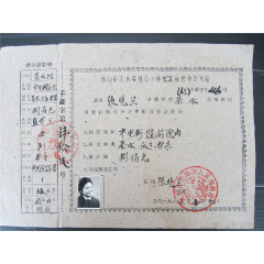 63年河南省商丘市茶水、瓜子摊《个体手工业营业许可证》(se78667715)_7788收藏__收藏热线