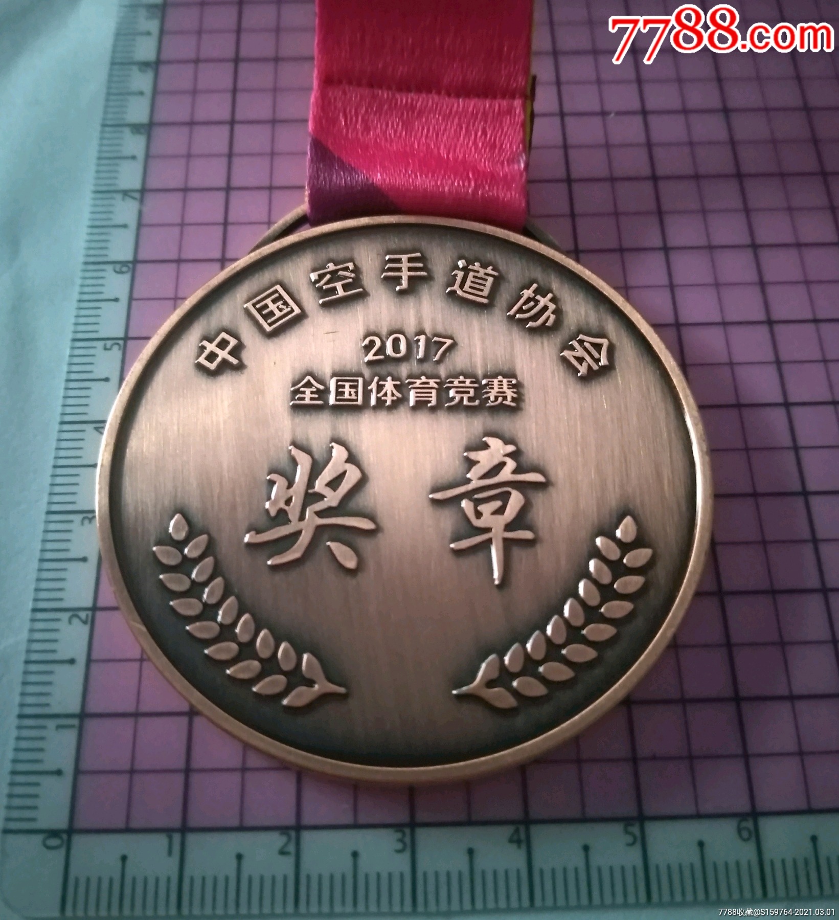 中国空手道协会2017全国体育竞赛奖章