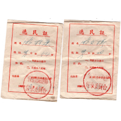 50-60年代仙游选举证6张(se78631315)_7788收藏__收藏热线