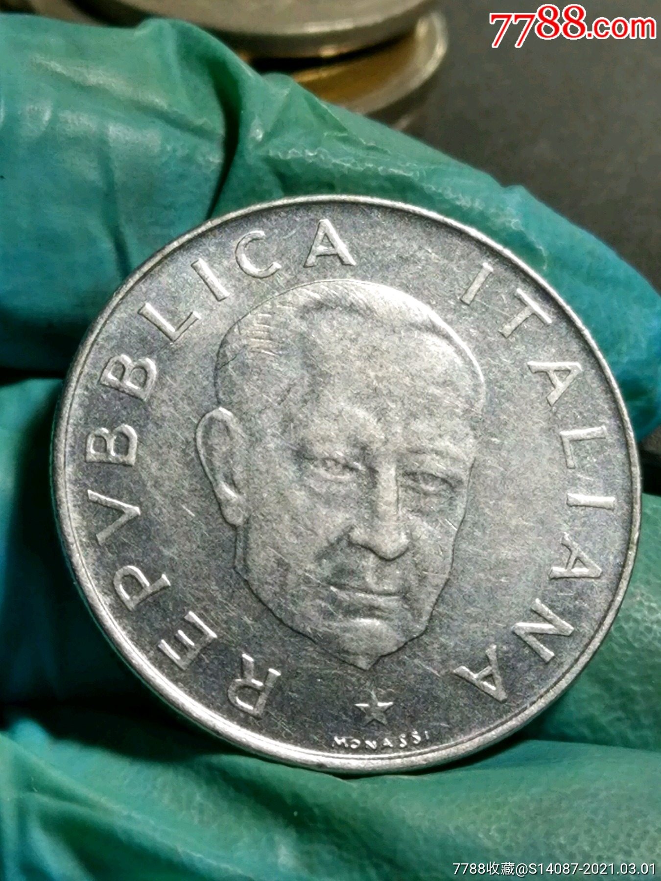 小外币～1974年意大利100里拉_外国钱币_一泉堂烟标店【7788收藏