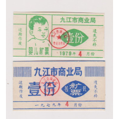 79年婴儿、居民糖票各一张(se78649802)_7788收藏__收藏热线