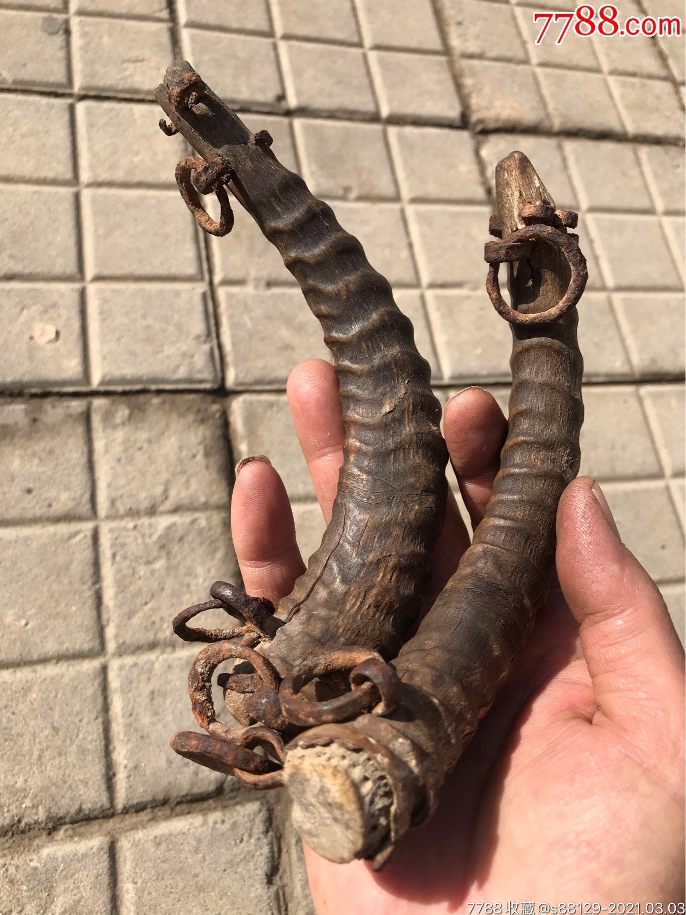 老羊角工具-其他角制品-7788琉璃收藏