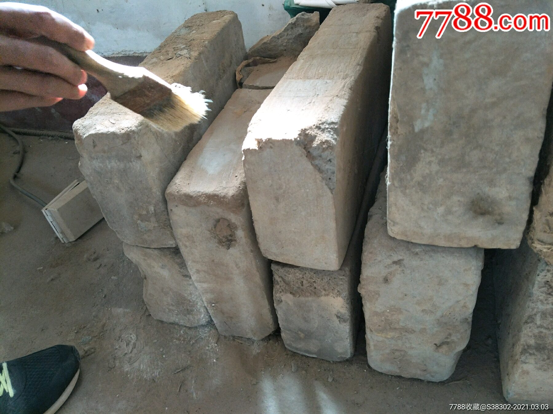 临清贡砖临清城砖故宫天坛十三陵用砖临清运河古玩店