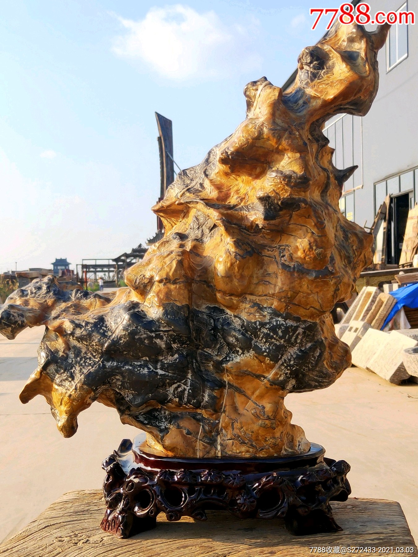 千年灵壁石观赏石原石形壮类似于中国地形图象个大公鸡寓意吉祥如意包