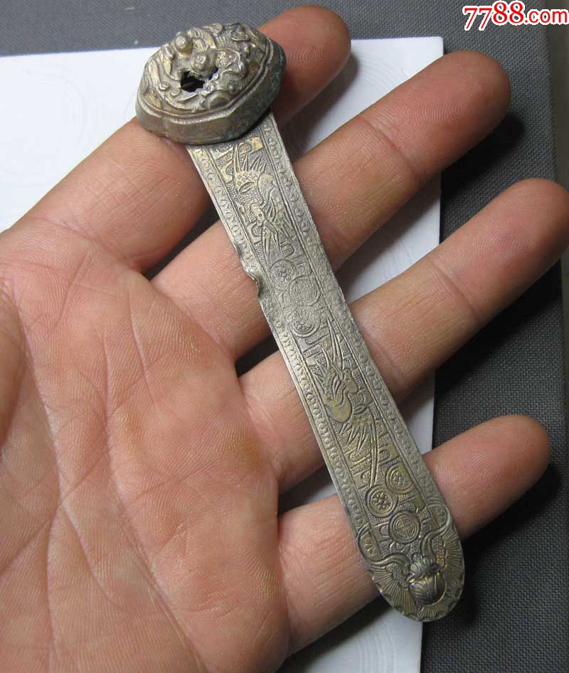 带款带纪年的老银簪子-银簪/银钗-7788老算盘收藏