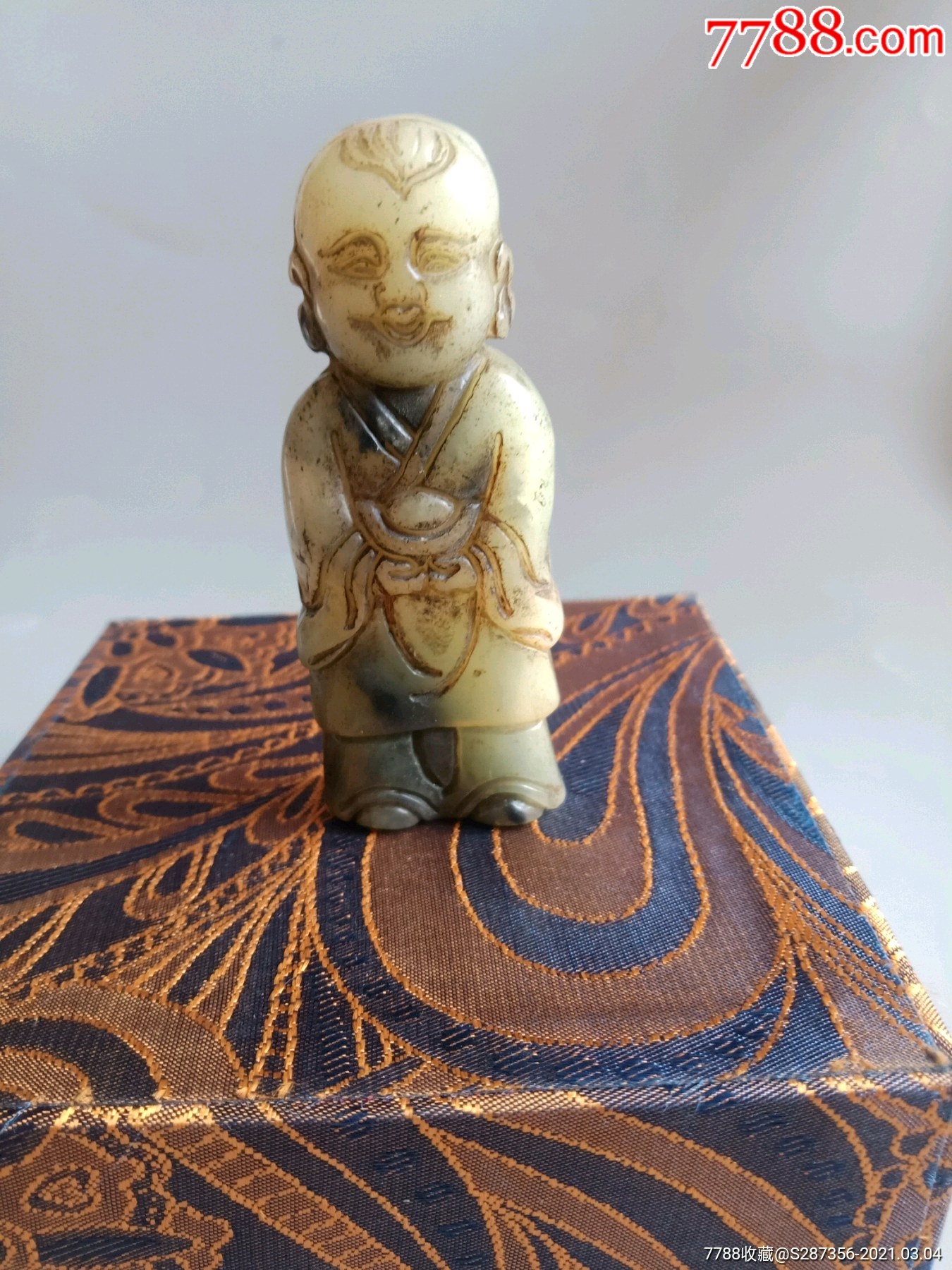 老玉件送财童子