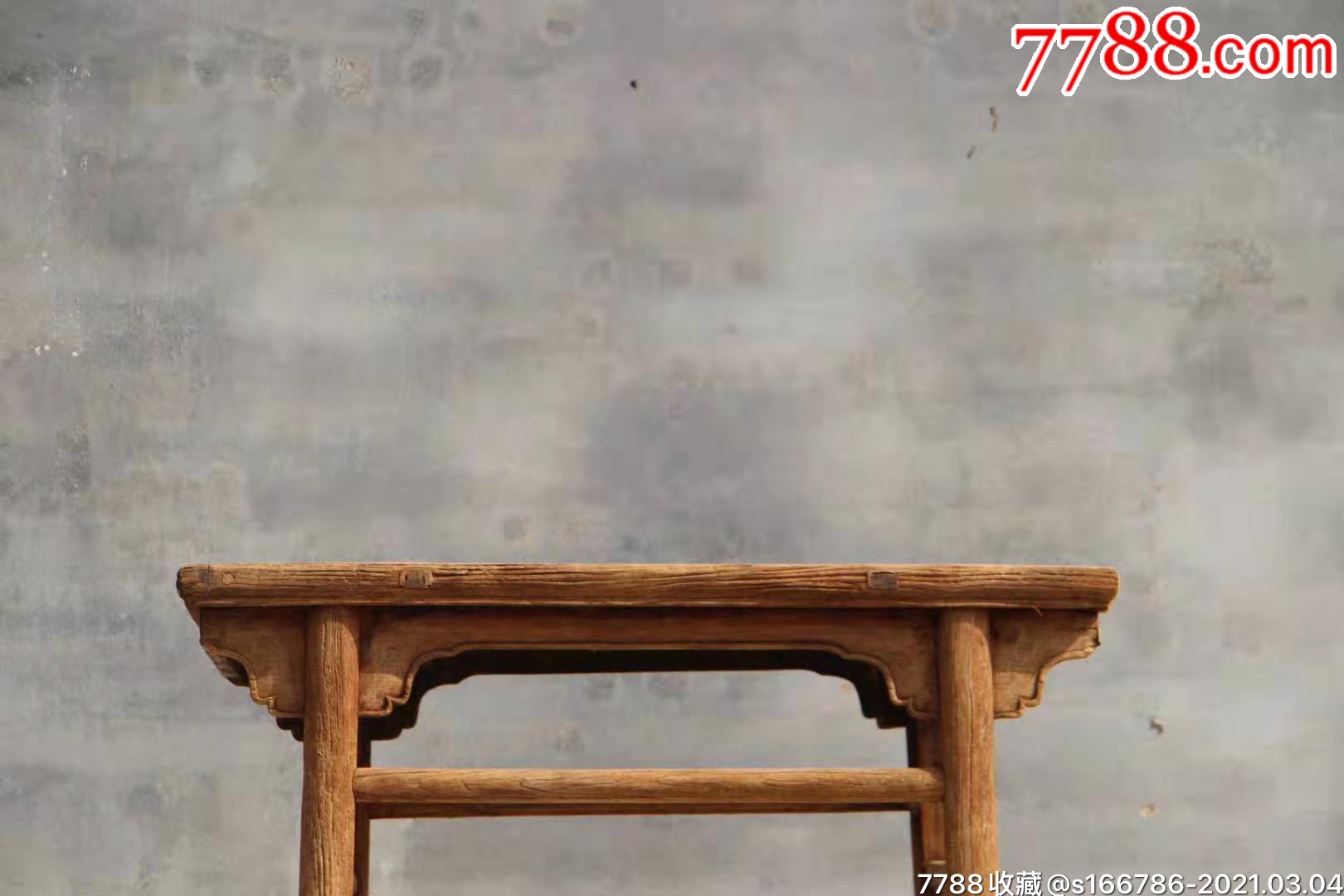 明代书桌木质榆木尺寸689683品相如图