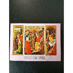1973年赤道几内亚佛罗伦萨的教堂宗教绘画盖销无齿小型张(se78680690)_7788收藏__收藏热线