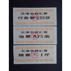天津市-侨汇券3枚95品(se78686907)_7788收藏__收藏热线