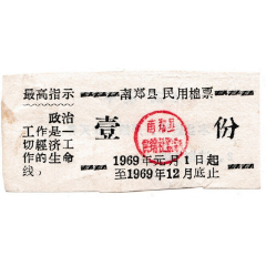 南郑县民用棉票（版别不同）(se78688562)_7788收藏__收藏热线