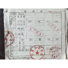 迁移证(宁阳县公安局)(se78698153)_7788收藏__收藏热线